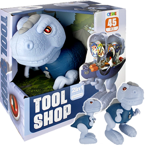 جعبه ابزار دایناسور 45 تکه DINO TOOL SHOP 45 pcs_اسباب بازی مشاغل